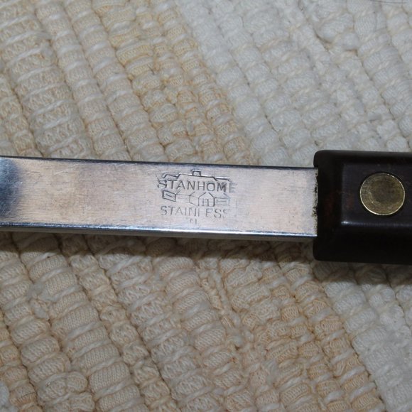 VTG STANHOME STAINLESS 3 PIECE BBQ TOOLS SET FORK SERVING SPOON SLOTTED SPATULA - Picture 11 of 14